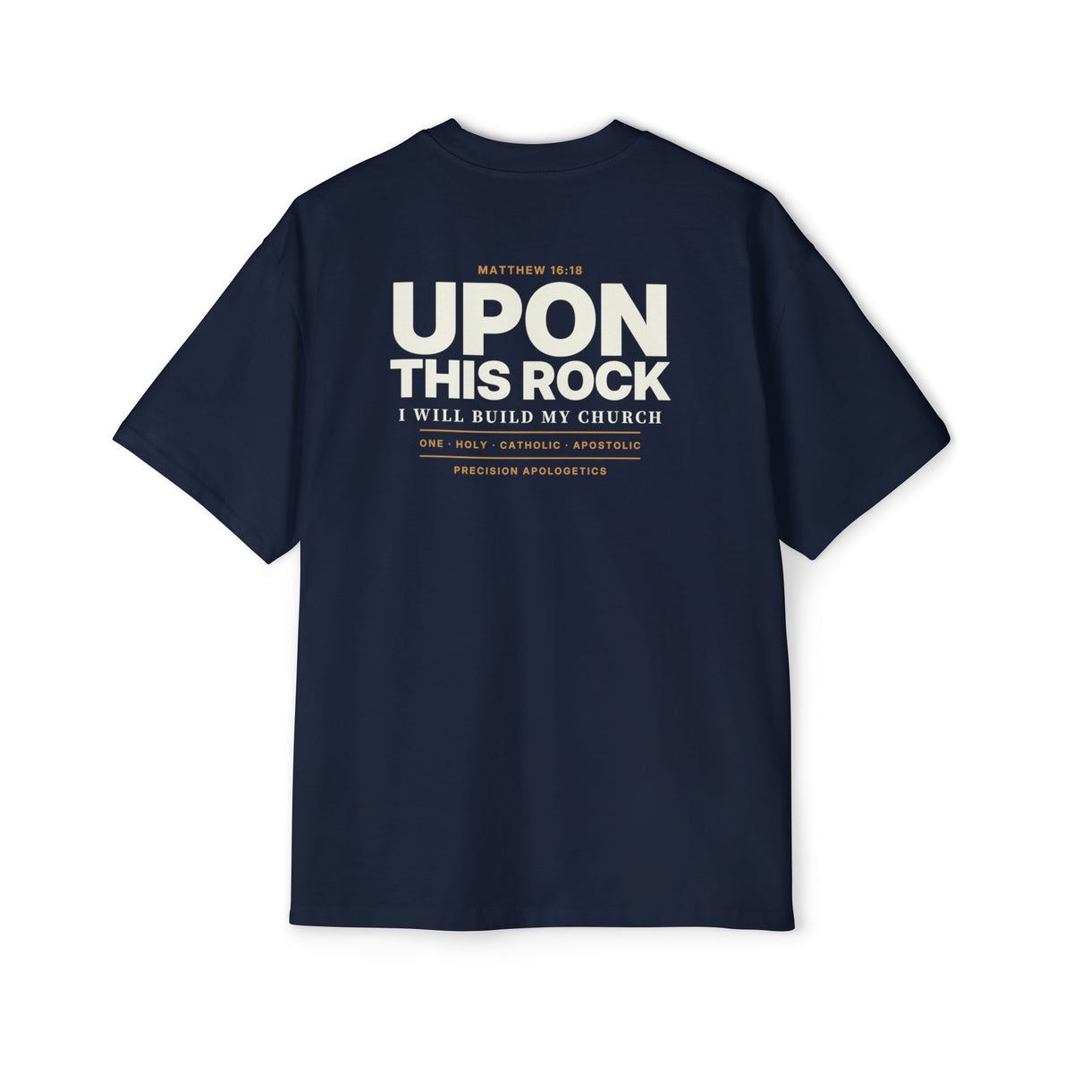 Upon This Rock Back Print Tee