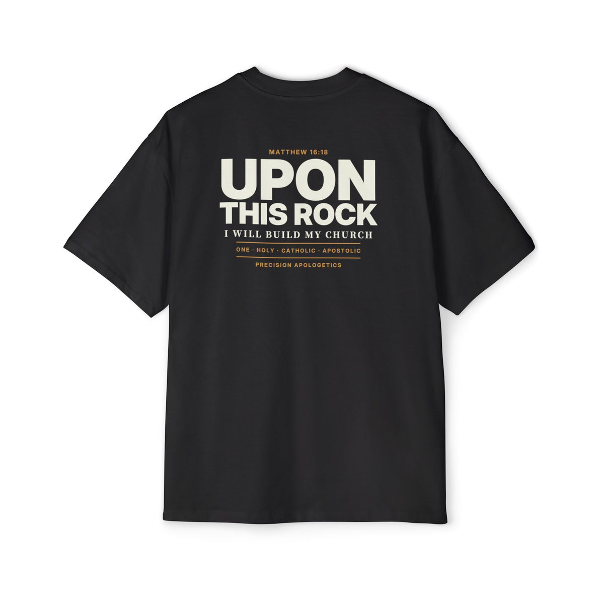 Upon This Rock Back Print Tee